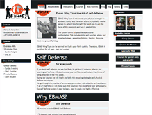 Tablet Screenshot of ebmas-selfdefense.com